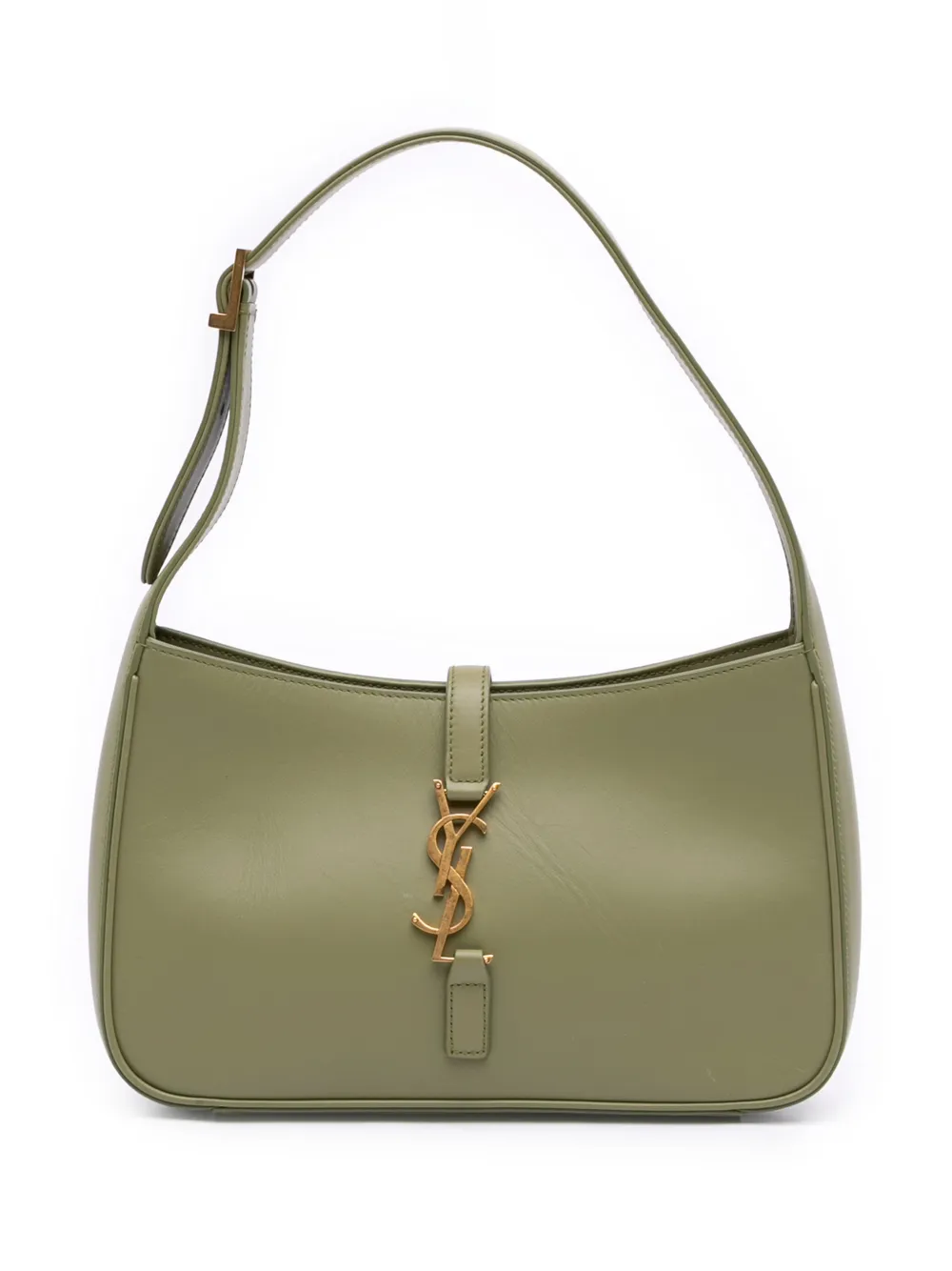 Saint Laurent Pre-Owned 2021 Smooth Calfskin Le 5 a 7 shoulder bag - Verde