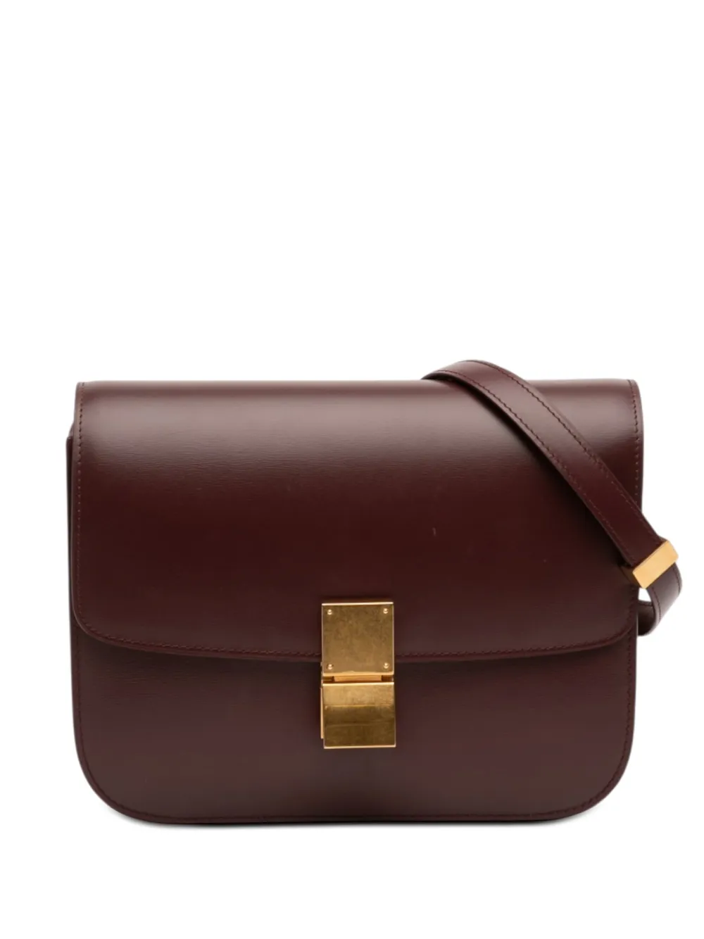 Celine Pre-Owned 2020 Medium Calfskin Classic Box crossbody bag - Rosso