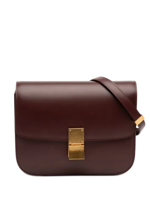 Celine Pre-Owned bandolera Classic Box mediana de piel de becerro 2020