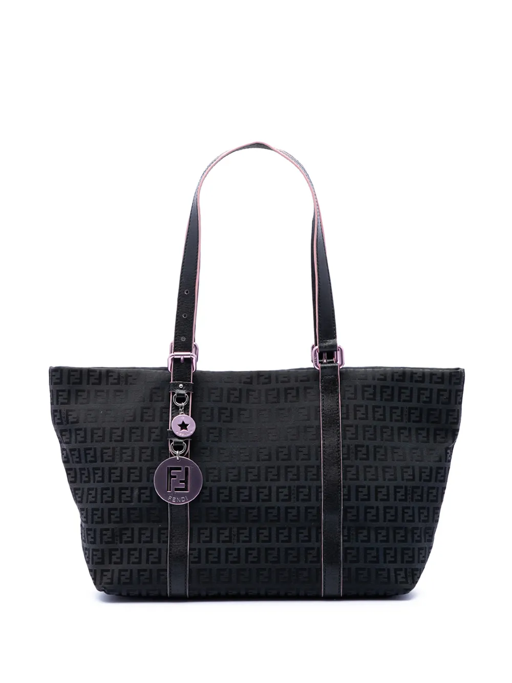 Fendi Pre-Owned 2010-2026 Zucchino Canvas Superstar tote bag - Nero