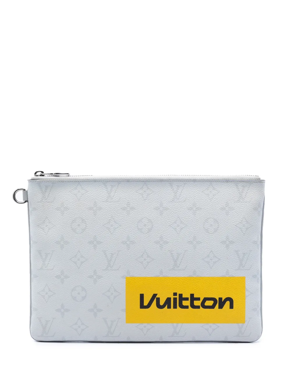Louis Vuitton Pre-Owned 2019 Monogram Logo Story Pochette GM clutch bag - Weiß