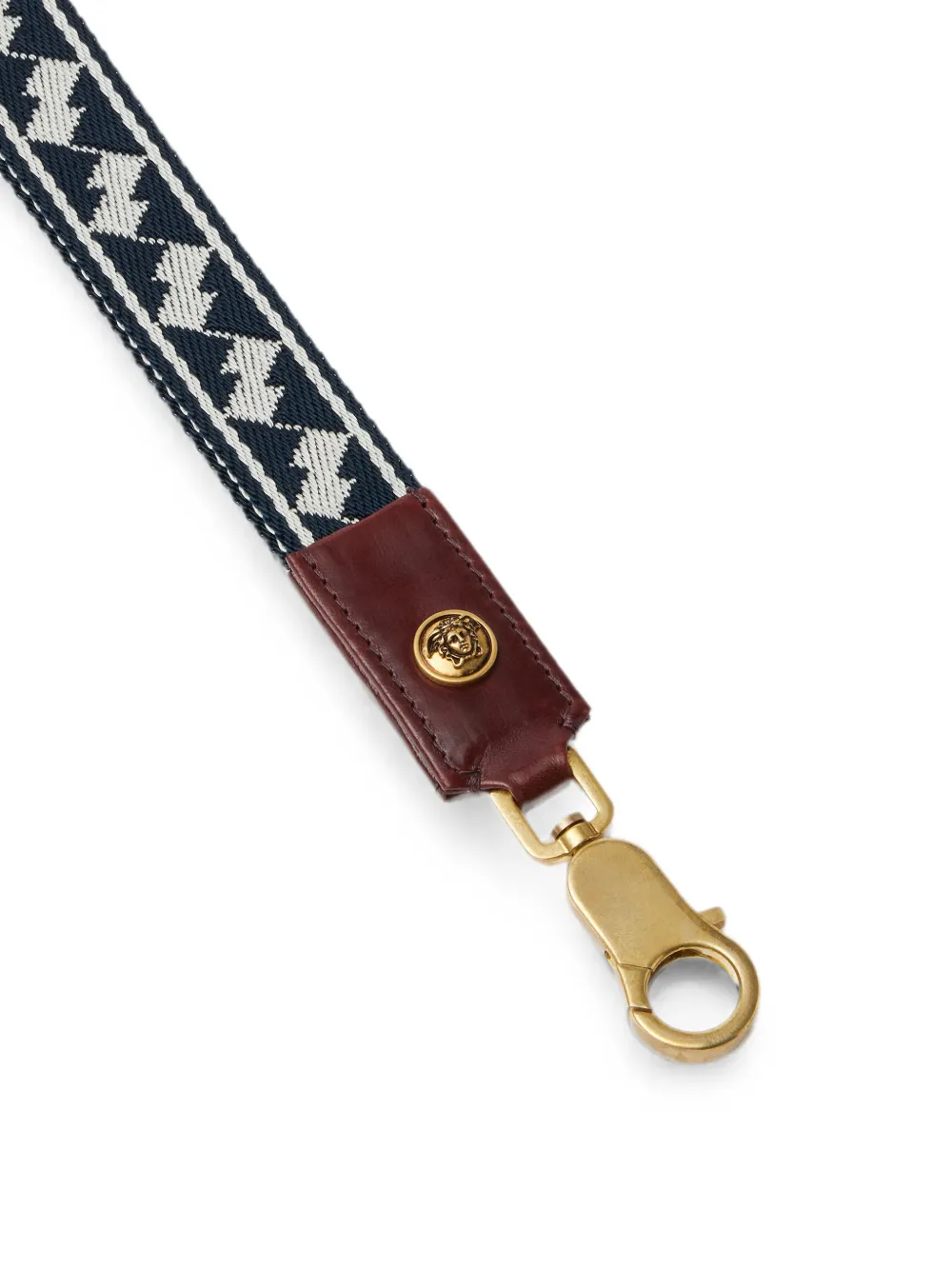 Versace Sleutelhanger met lint Blauw
