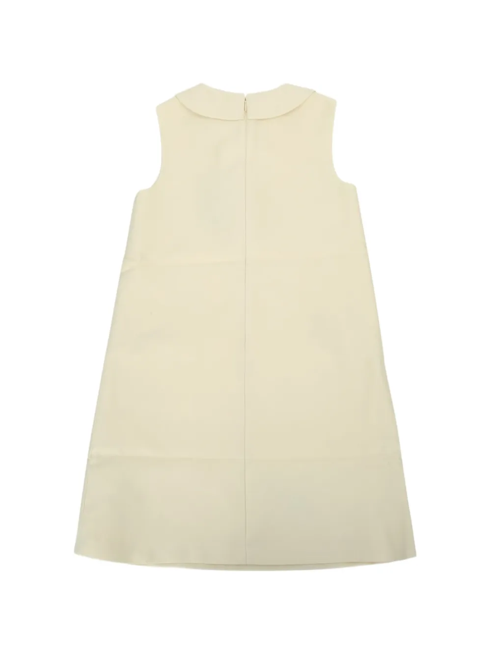 Self-Portrait Kids Taffeta mini-jurk met strik-detail Geel