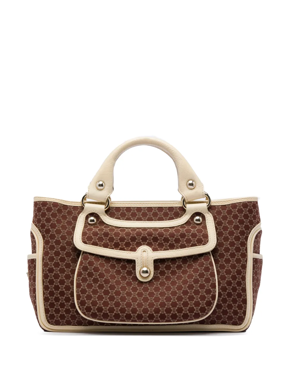 Celine Pre-Owned 20th Century Macadam Canvas Boogie handbag - Marrone