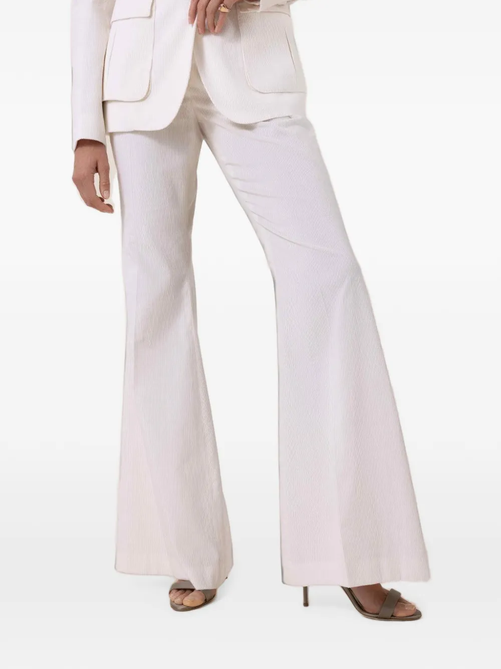 Gabriela Hearst Ianthe flared broek Wit