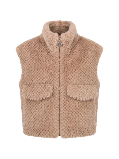 HIGH SOCIETY Alea faux-fur gilet