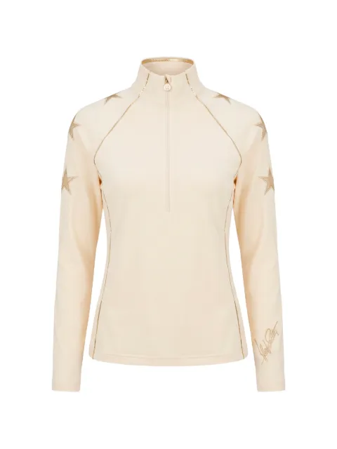 HIGH SOCIETY Stella star-patch half-zip base layer