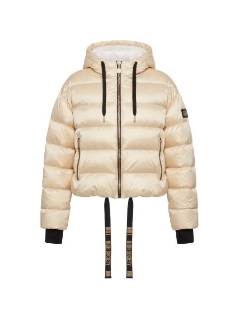 HIGH SOCIETY Elora hooded puffer jacket
