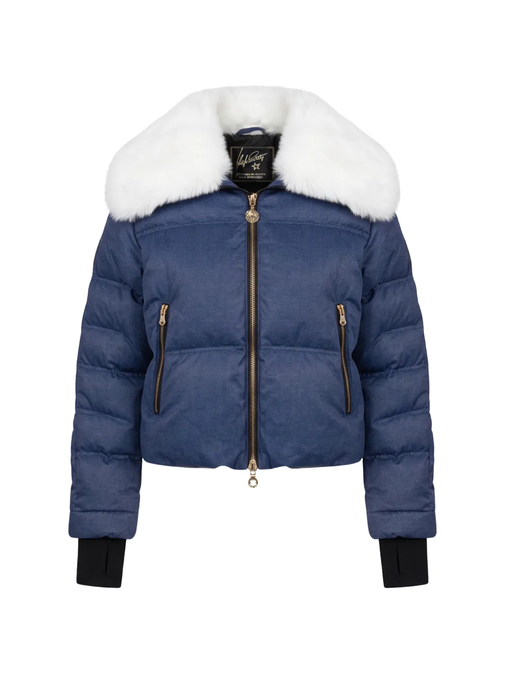 HIGH SOCIETY Raider puffer jacket - Blau