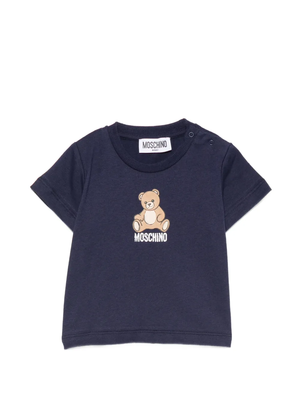 Moschino Kids graphic-print T-shirt - Blu