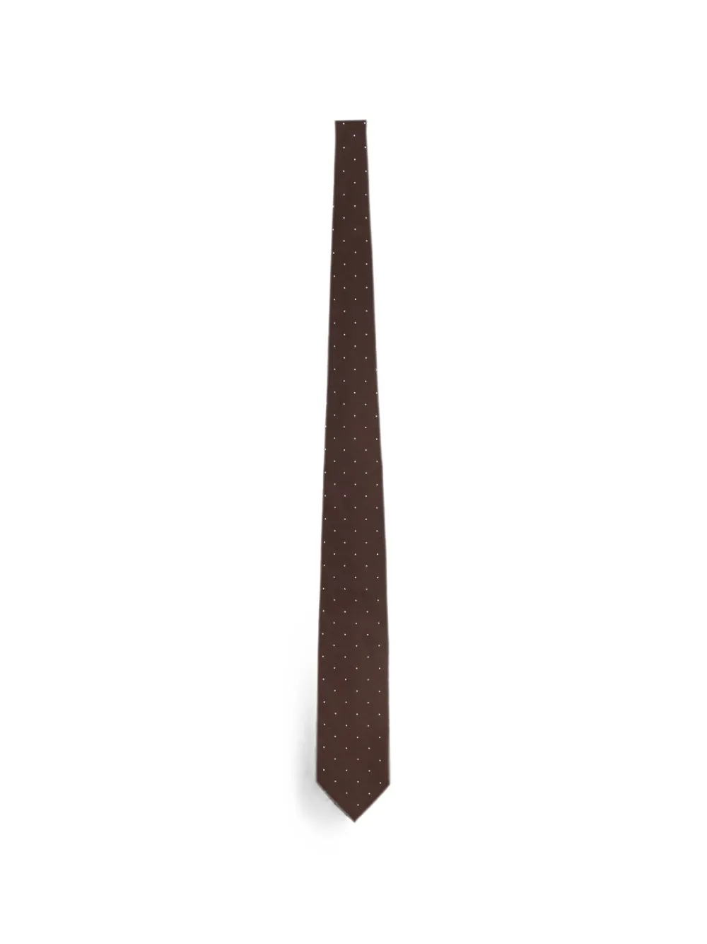 TOM FORD Stropdas met stippen Bruin