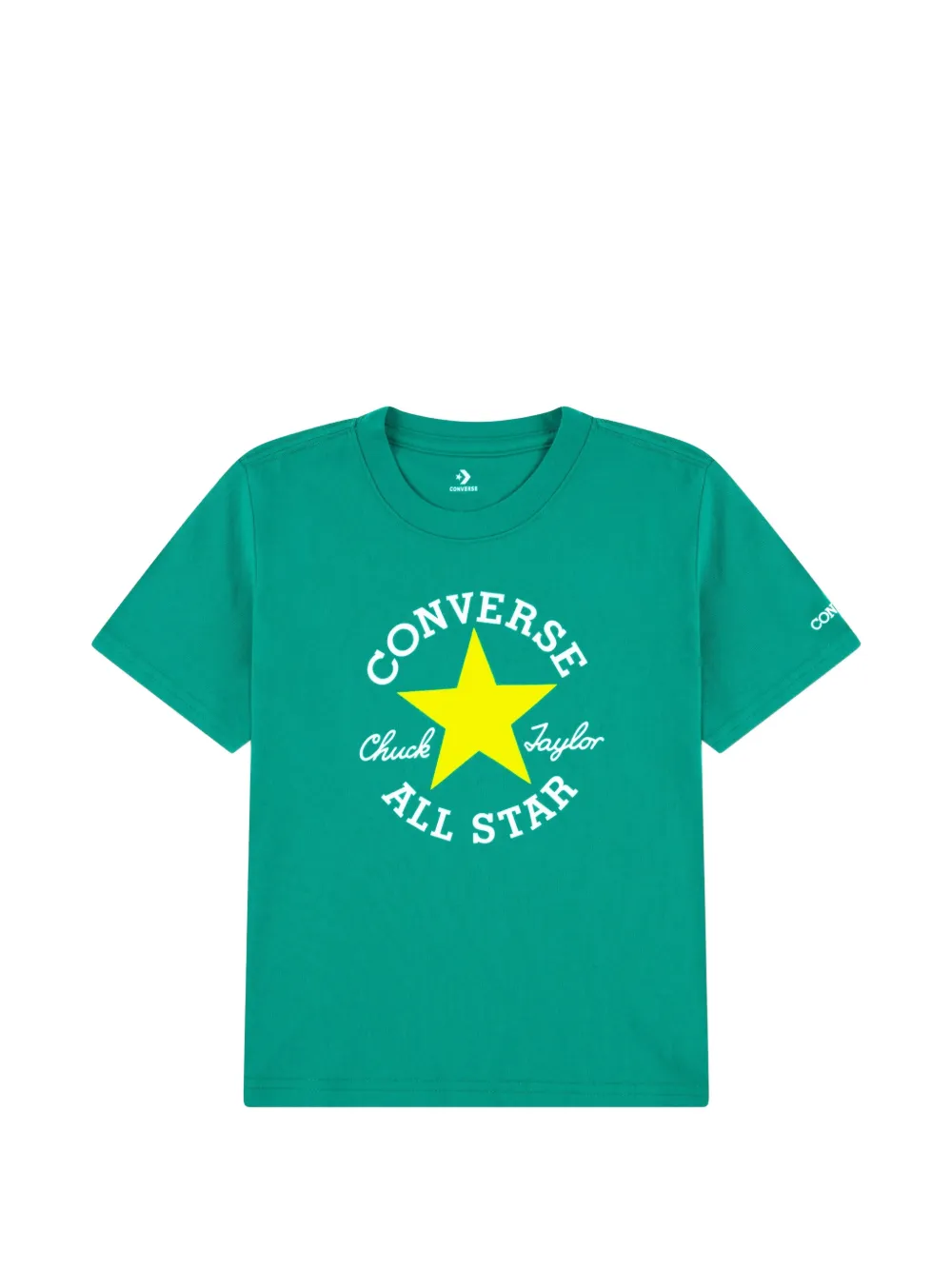Converse Kids Chuck Taylor logo-print T-shirt - Grün