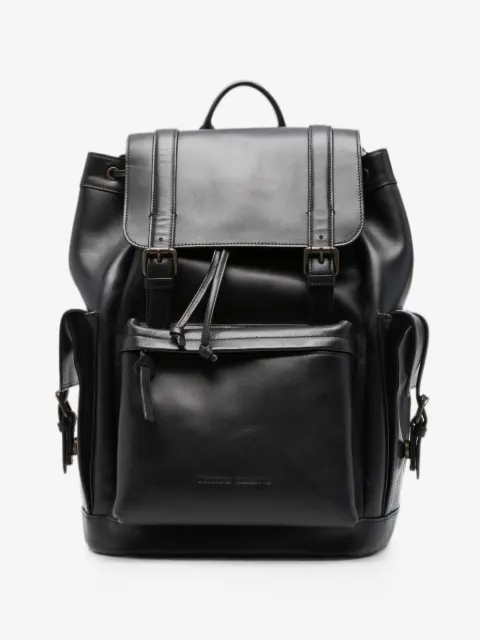 Officine Creative Bostonian 003 buckle-fastening leather backpack