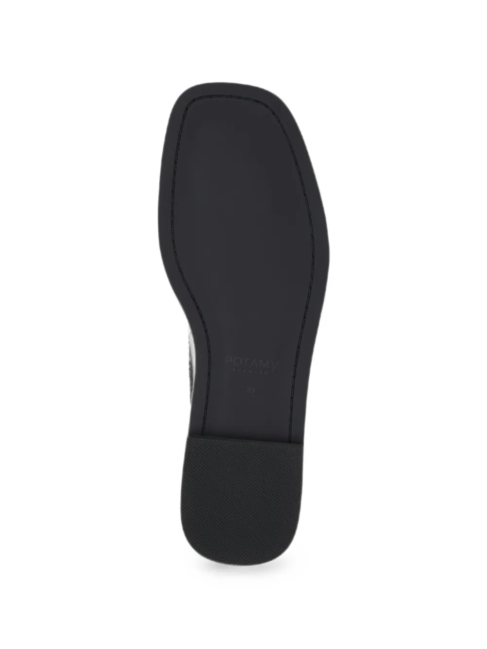 POTAMY Sabo logo-plaque leather sandals Bruin