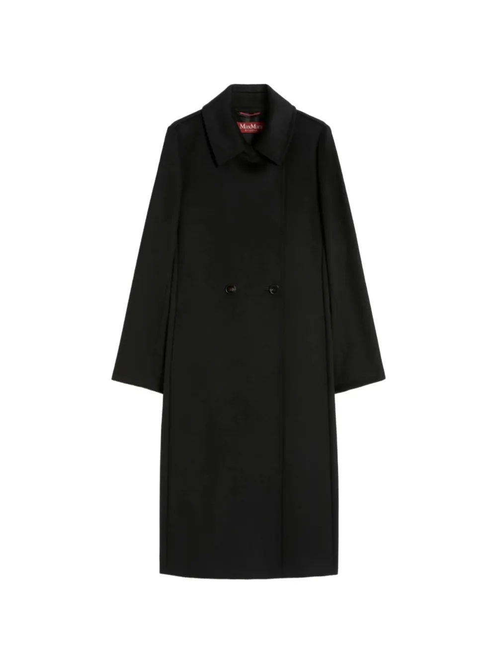 Max Mara belted wool coat - Nero