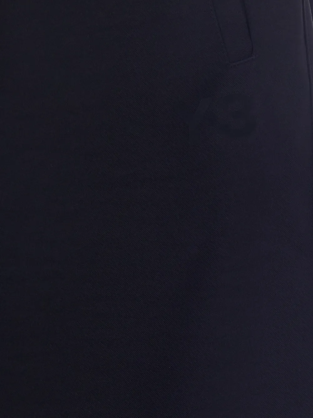 Y-3 Sport Uniform broek met wijde pijpen Zwart
