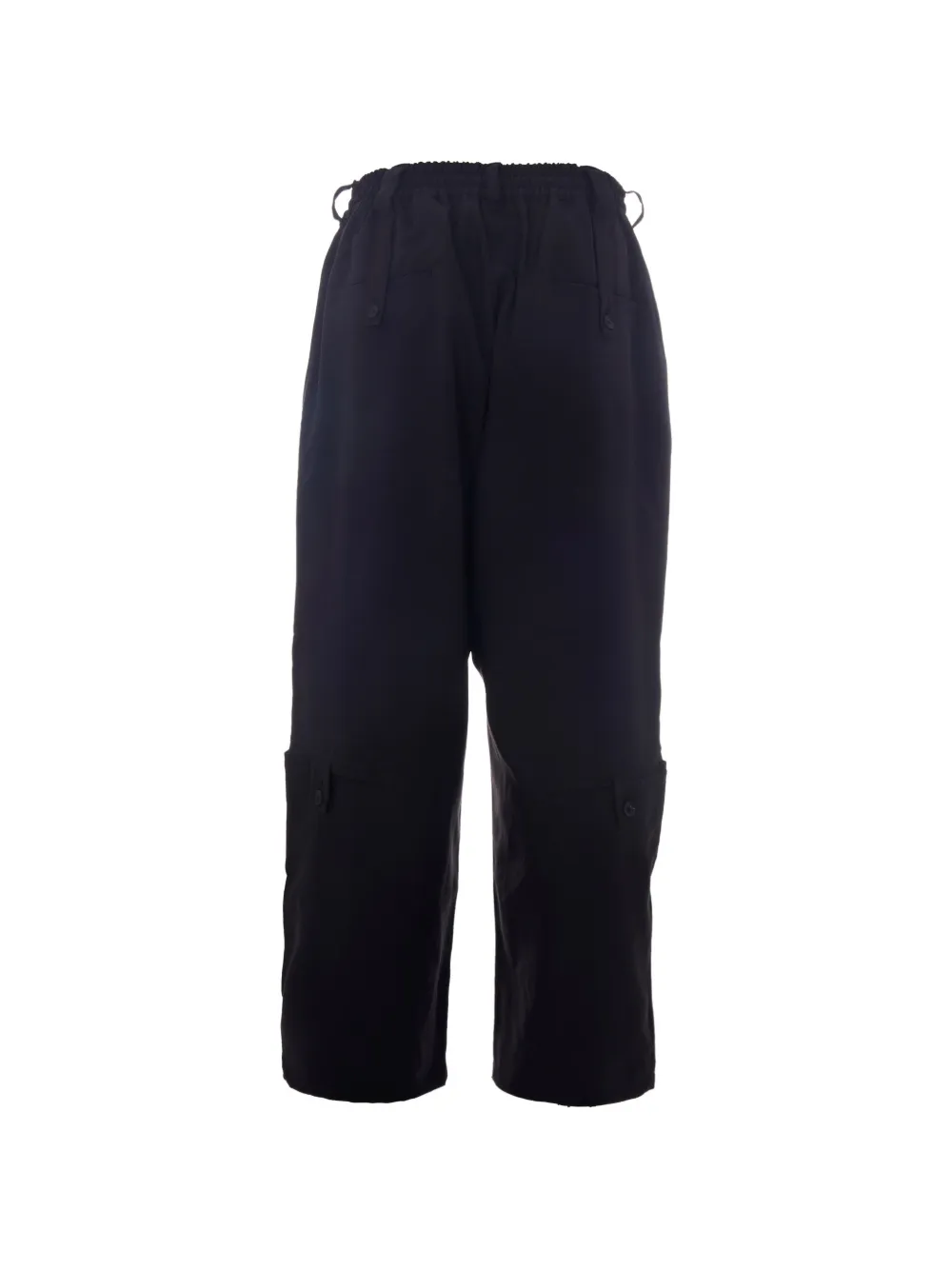 Y-3 Sport Uniform broek met wijde pijpen Zwart