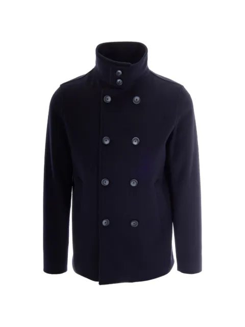 Herno double-breasted high-neck coat