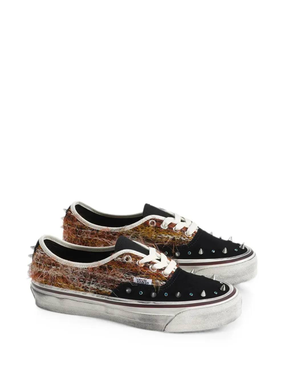 Vans Lx Authentic 44 sneakers verfraaid met spikes en franje Bruin