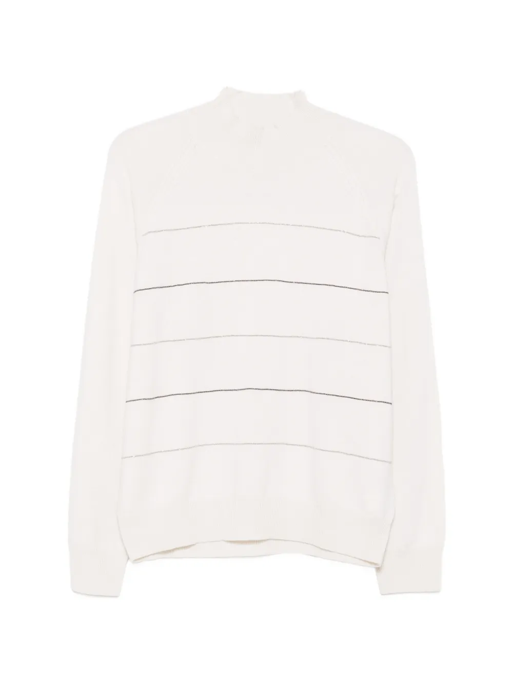 Peserico beaded-stripe sweater - Toni neutri