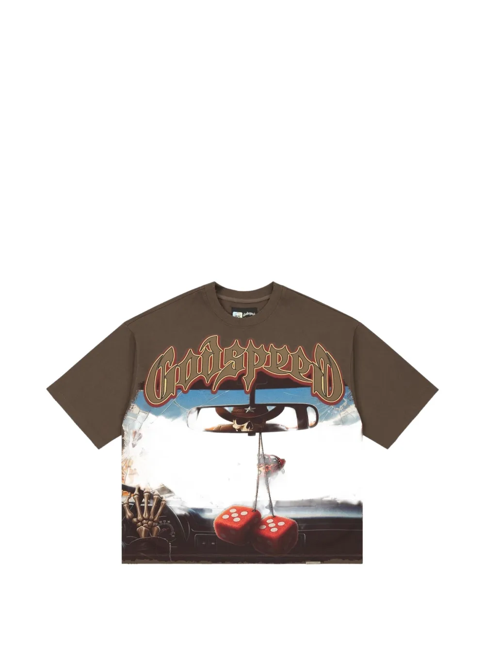 Godspeed On The Run Ii Graphic-print T-shirt In Black