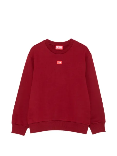 Diesel Kids logo-patch sweater