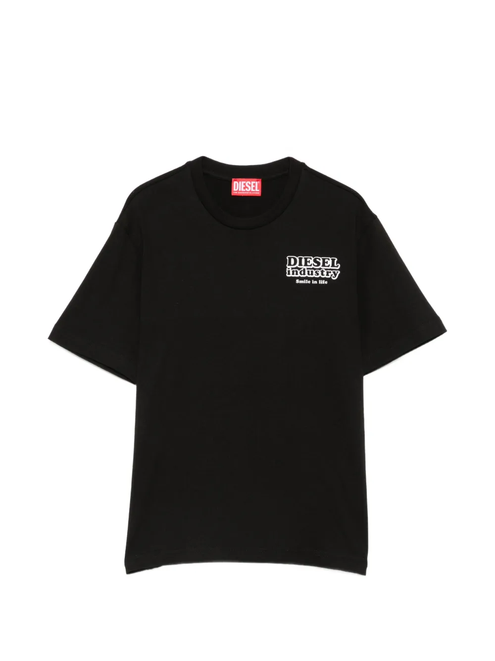 Diesel Kids B logo-print T-shirt - Nero