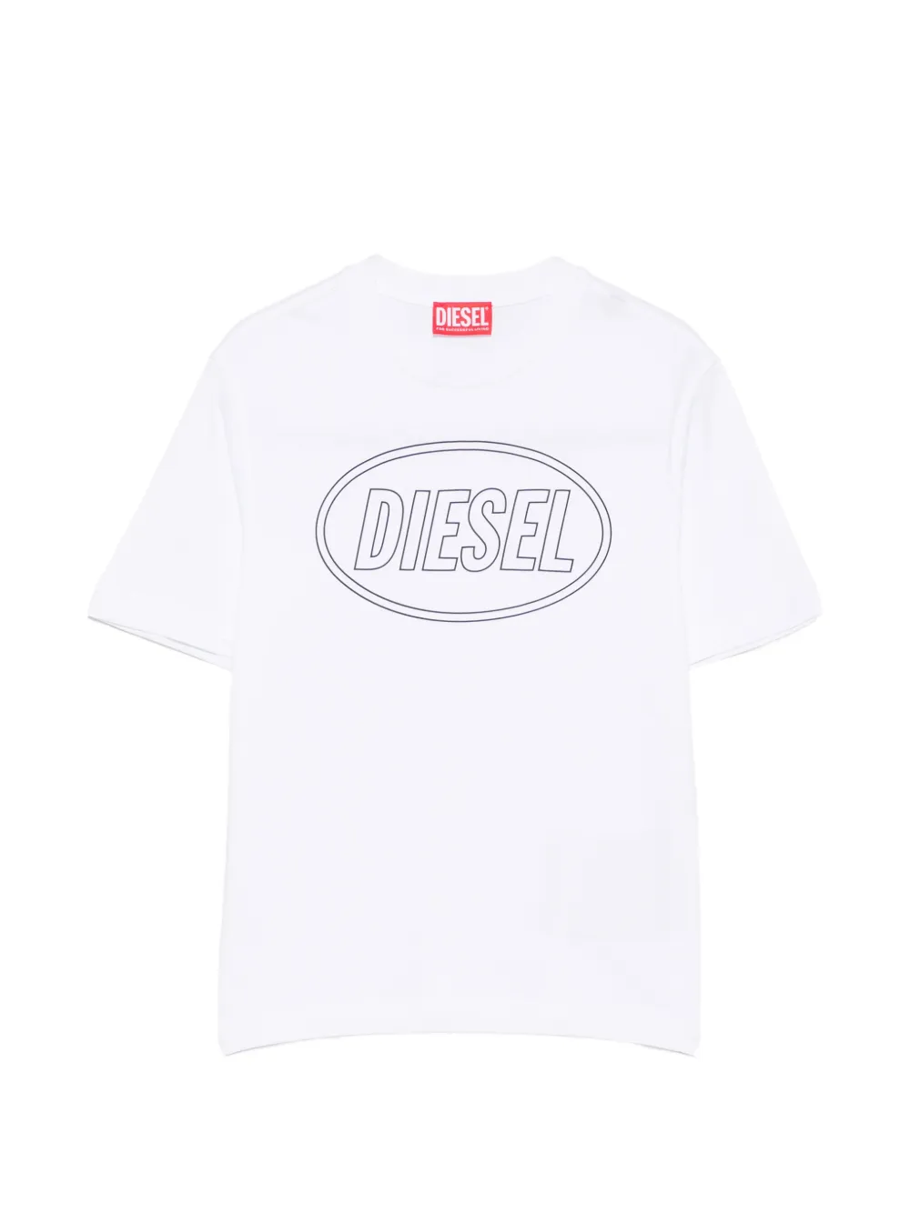Diesel Kids logo-print T-shirt - Bianco