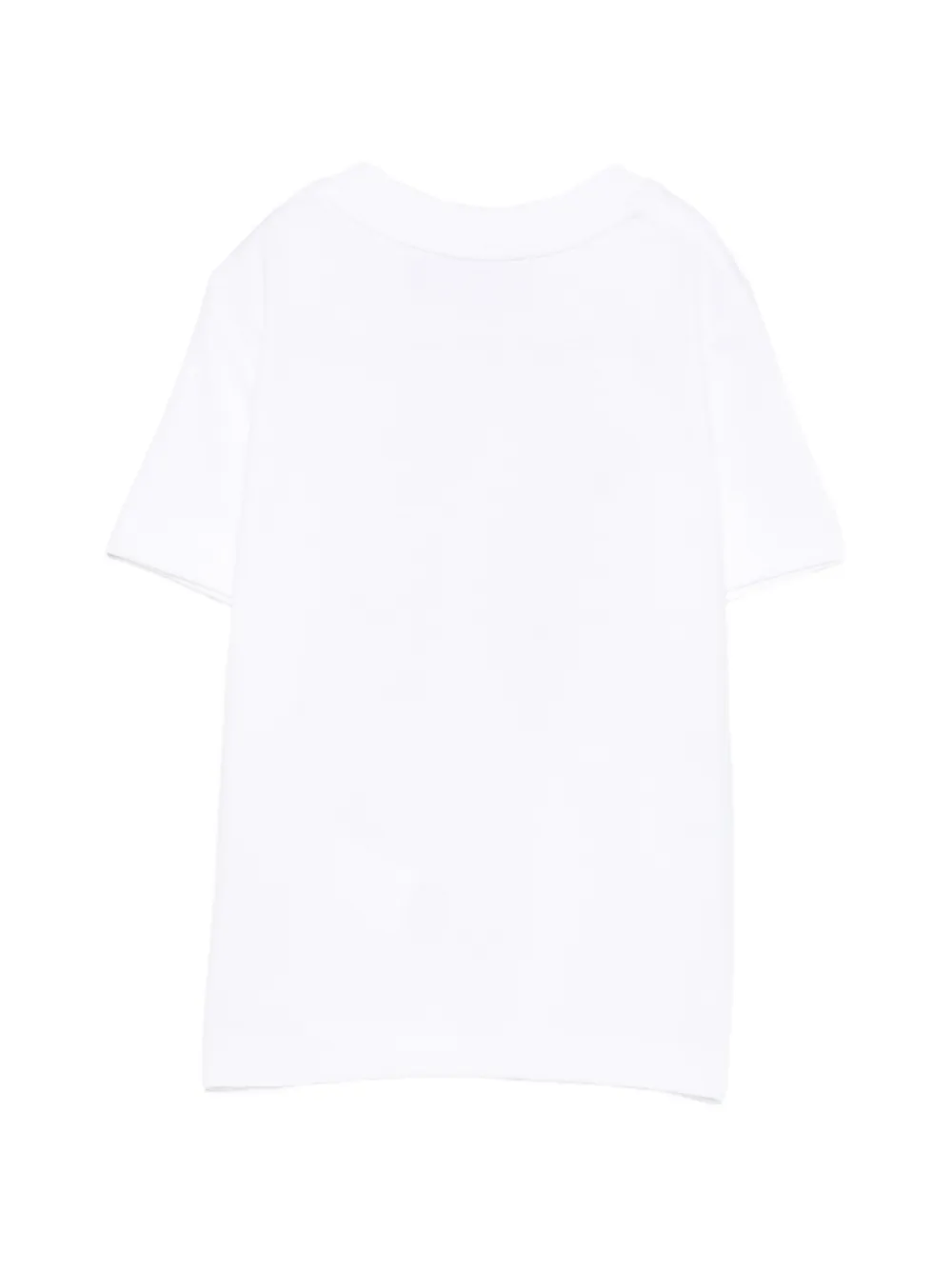DSQUARED2 KIDS graphic-print press-stud T-shirt Wit