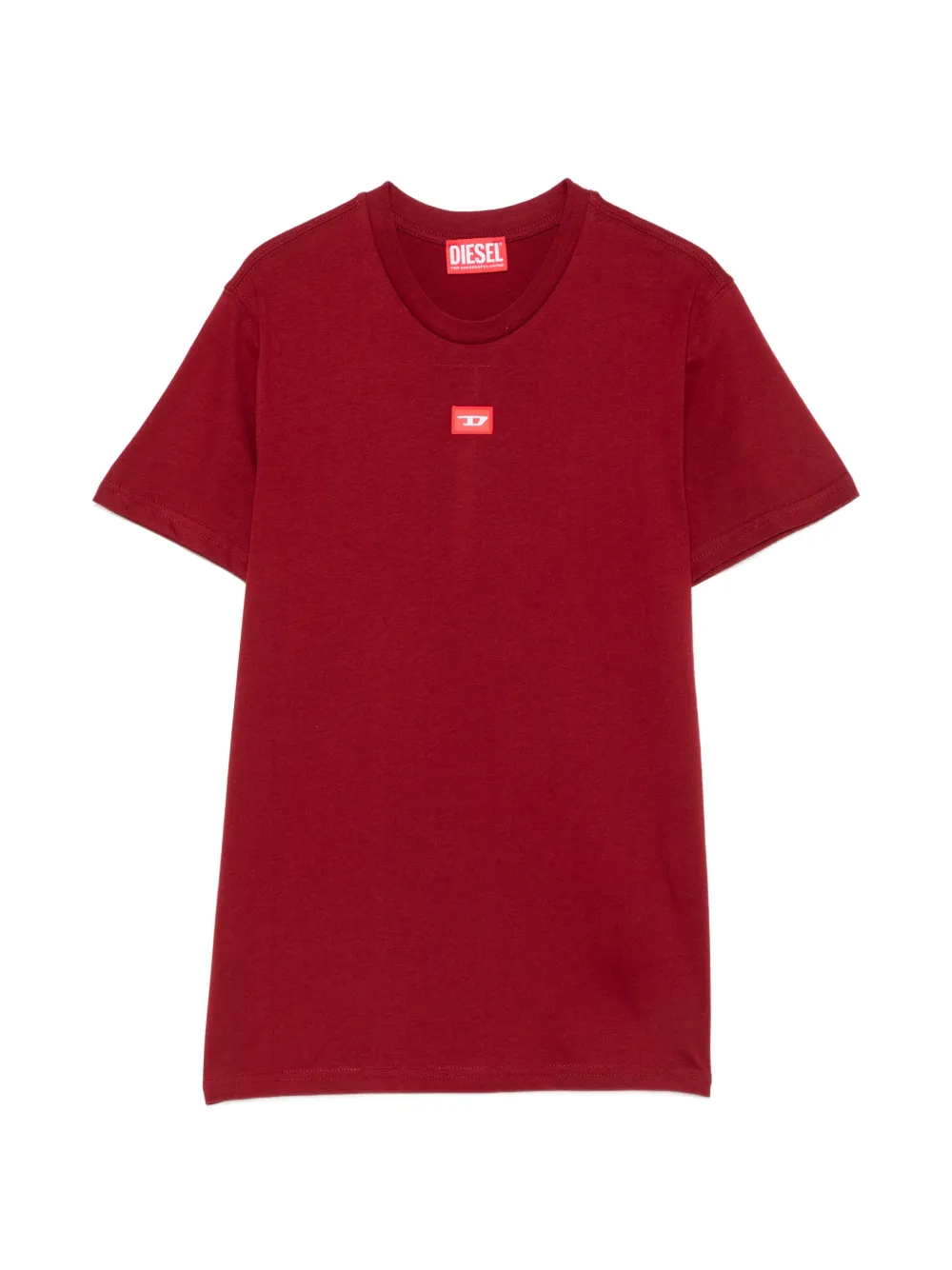 Diesel Kids logo-patch T-shirt - Rosso