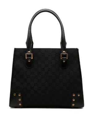 Gucci Pre-Owned 2000-2015 GG キャンバス バンブー ハンドバッグ