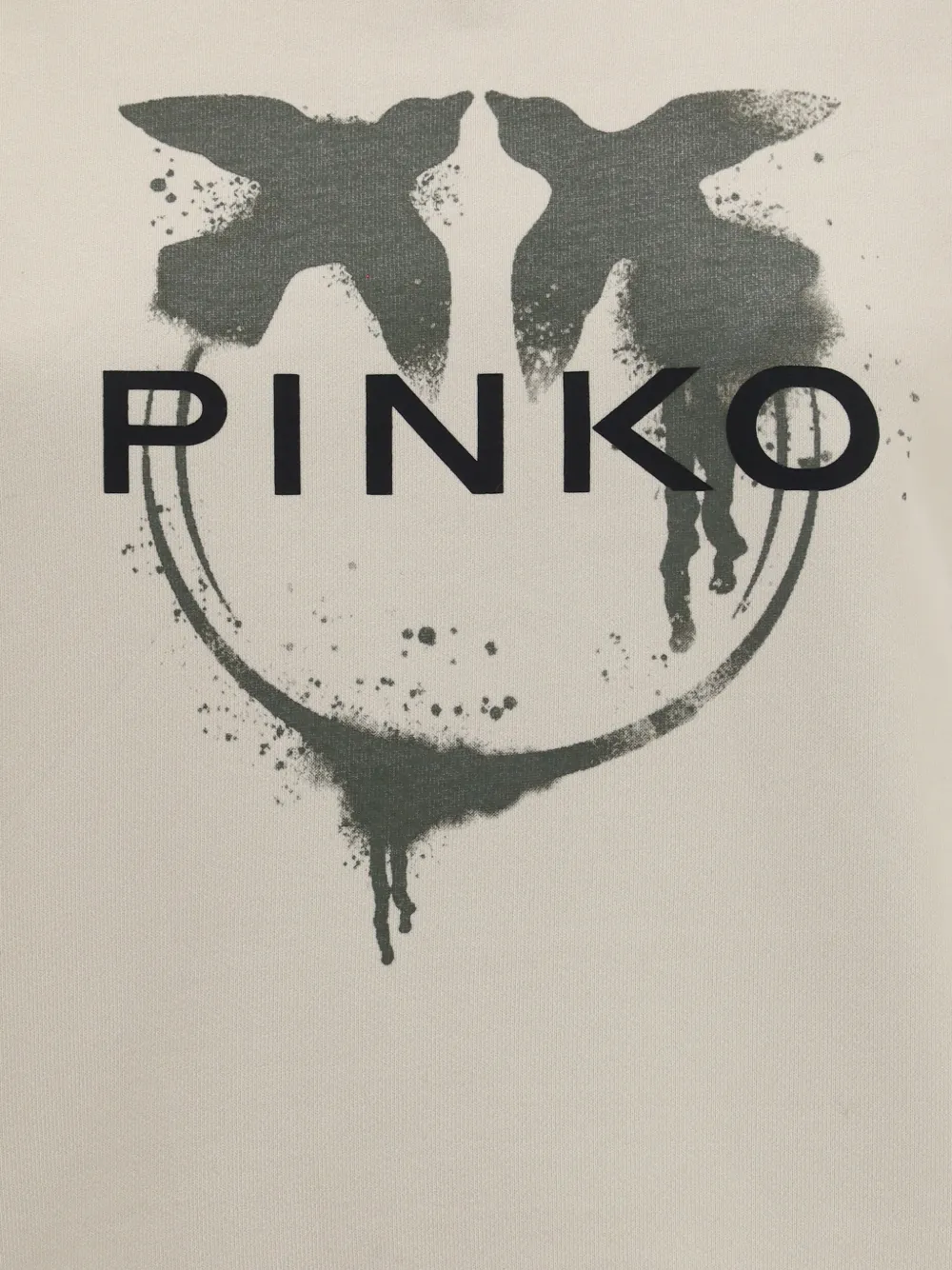 PINKO Neves sweater met logoprint Beige