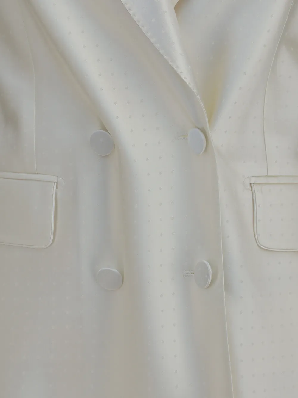 TOM FORD Blazer met dubbele rij knopen Wit