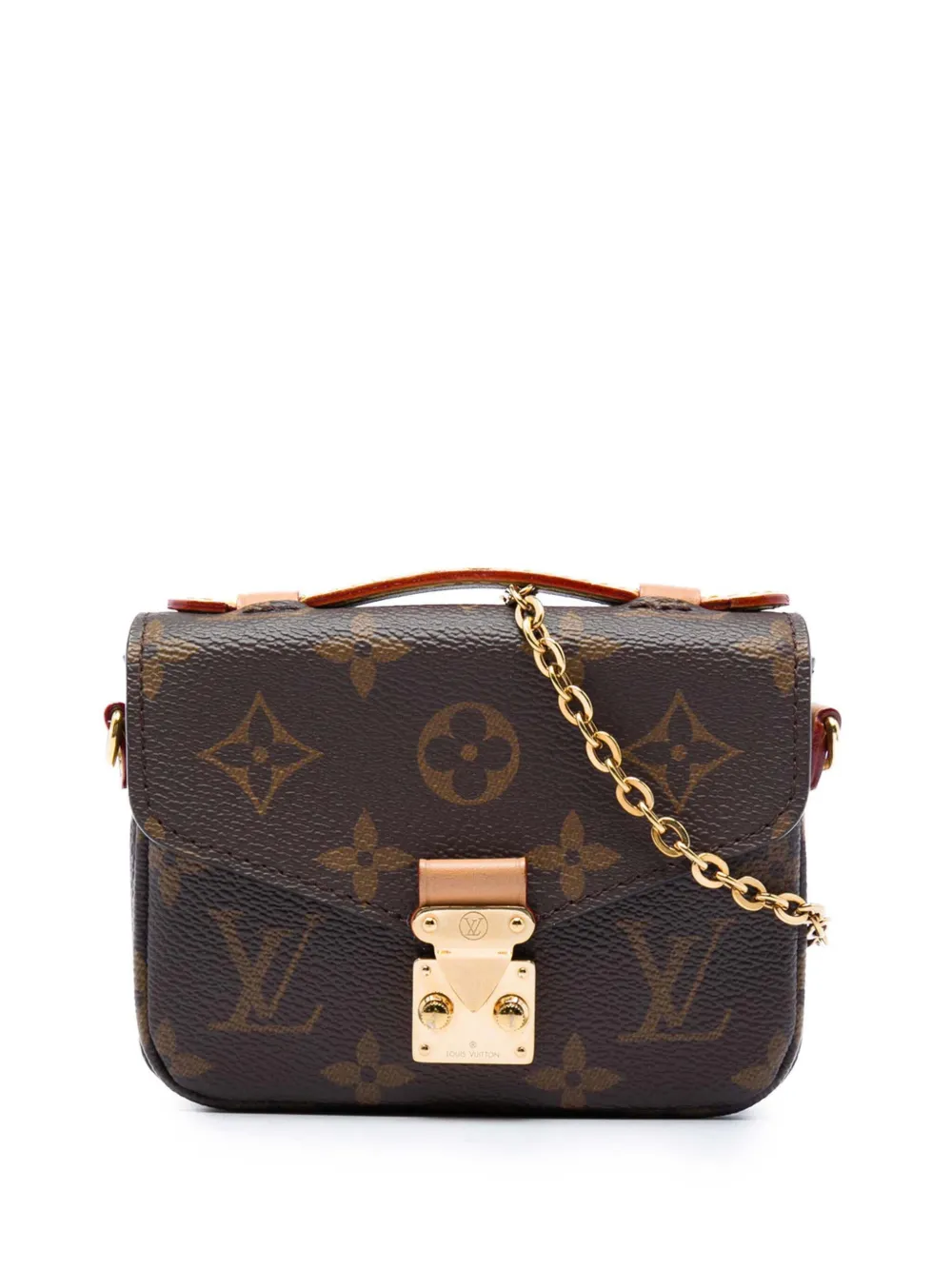 Louis Vuitton Pre-Owned 2021-2026 Monogram Micro Metis satchel - Marrone