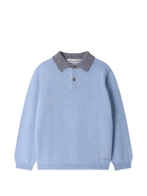 Bonpoint Jameson polo-collar sweater
