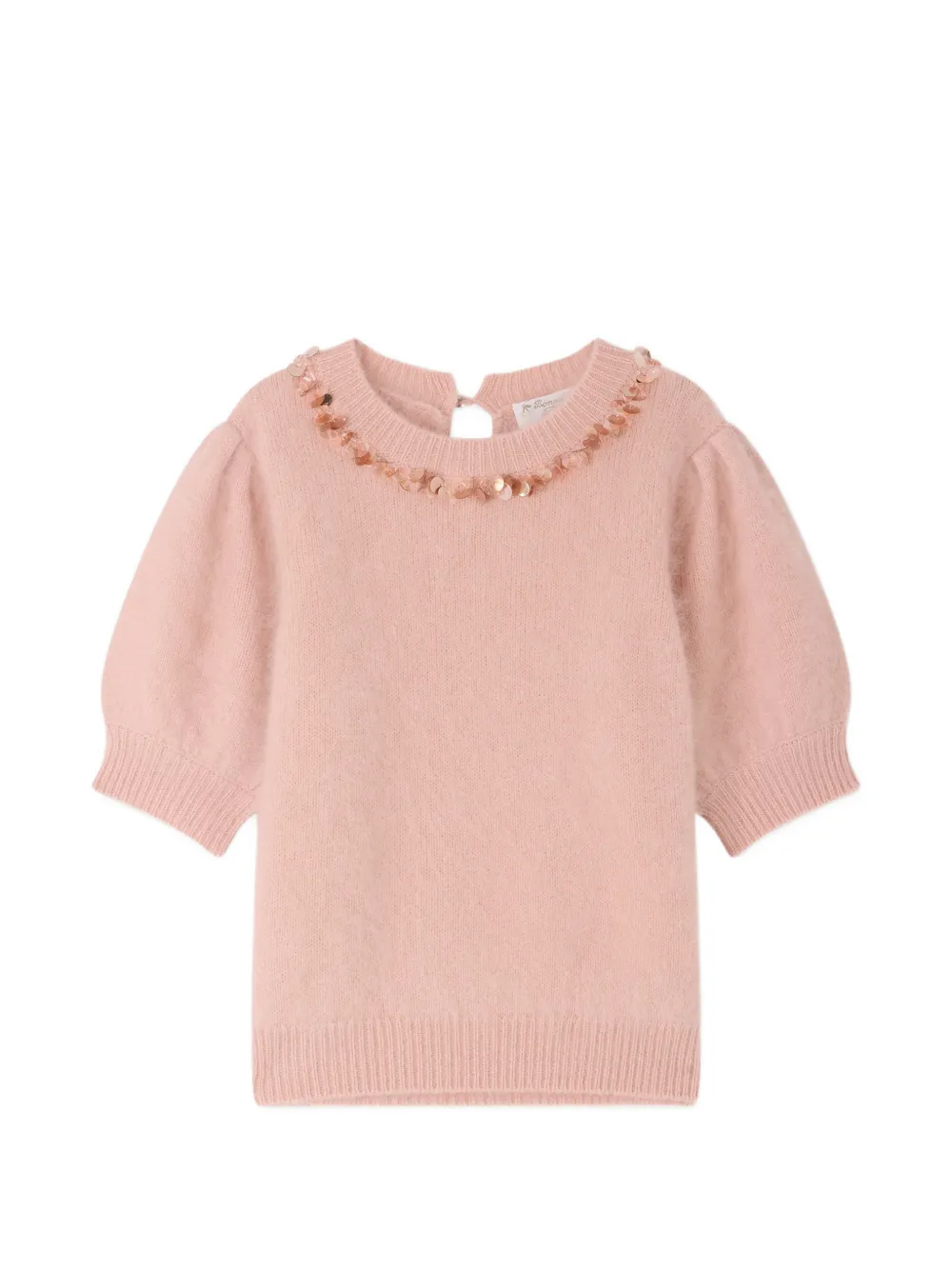 Bonpoint Maglione Miruna con paillettes - Rosa