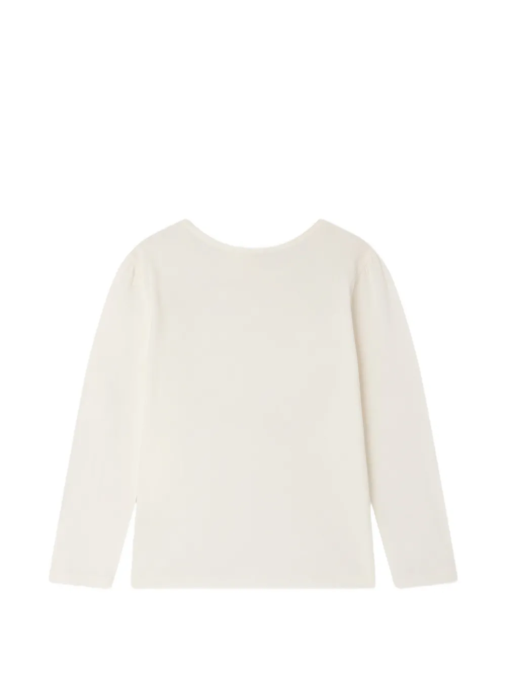 Bonpoint Gracieuse T-shirt met grafische print Wit