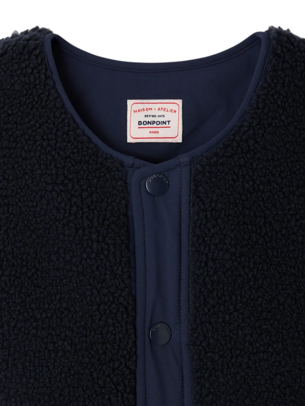 Bonpoint Junior omkeerbare bodywarmer Blauw