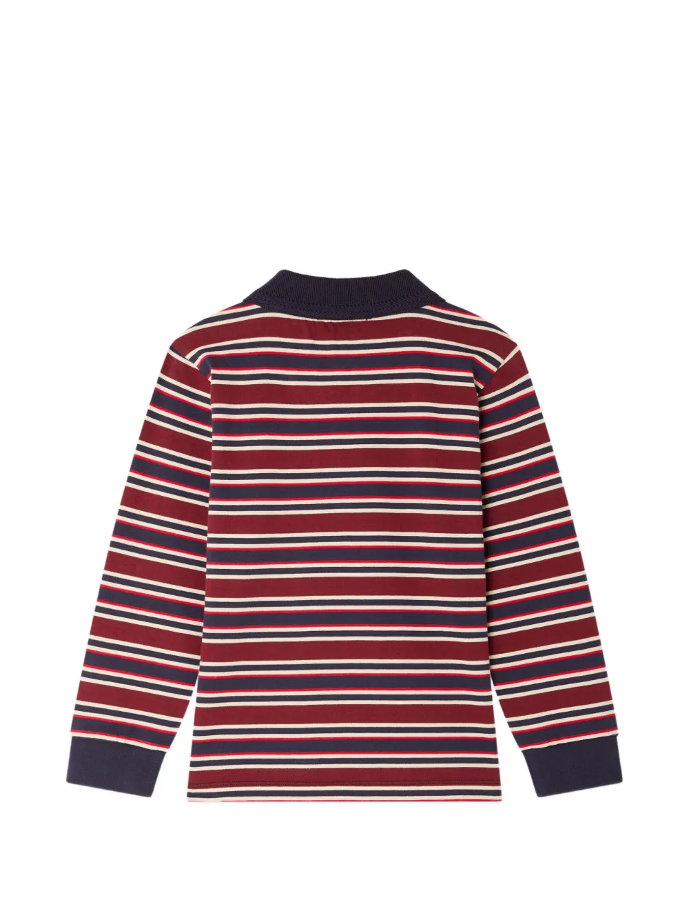 Bonpoint Mirko poloshirt met lange mouwen Rood