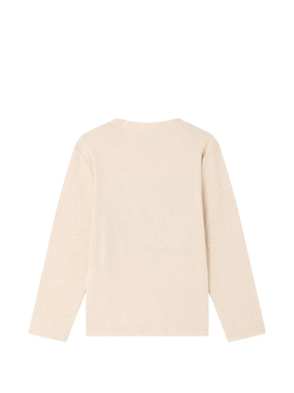 Bonpoint Tadda T-shirt met lange mouwen en grafische print Beige