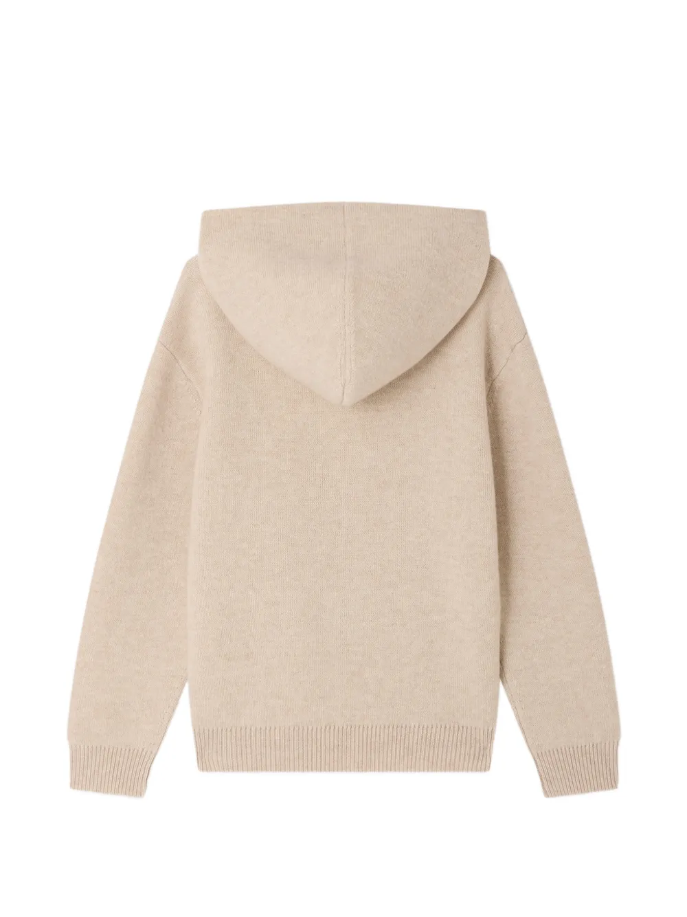 Bonpoint Janumahil hoodie met geborduurd logo Beige