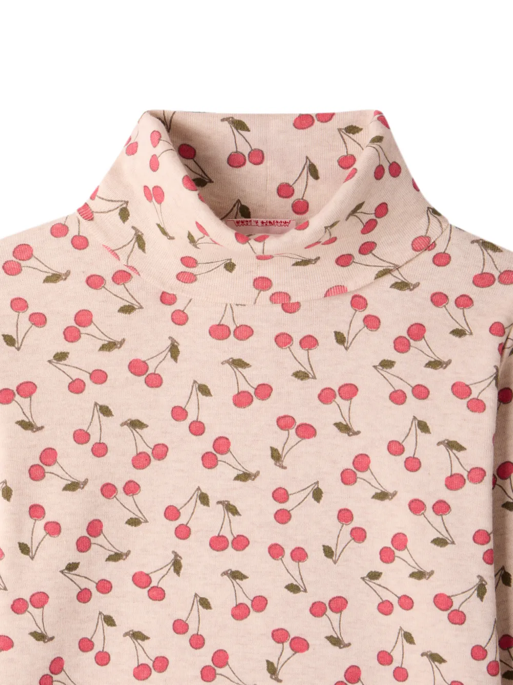 Bonpoint Tahiti T-shirt met kersenprint Roze
