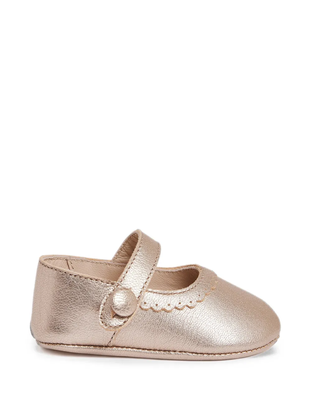 Bonpoint Miray leather pre-walkers Goud