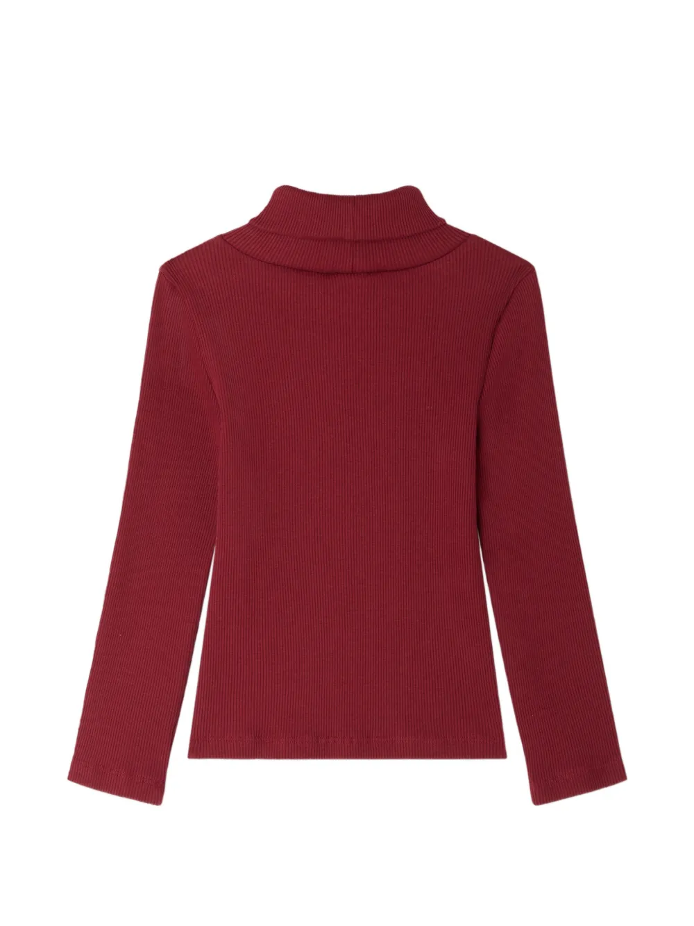 Bonpoint Tahiti ribgebreide top met col Rood