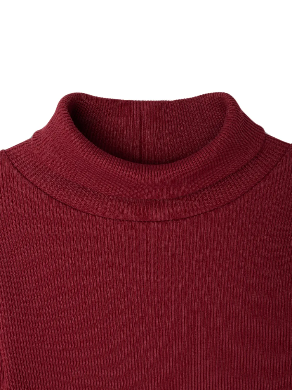 Bonpoint Tahiti ribgebreide top met col Rood