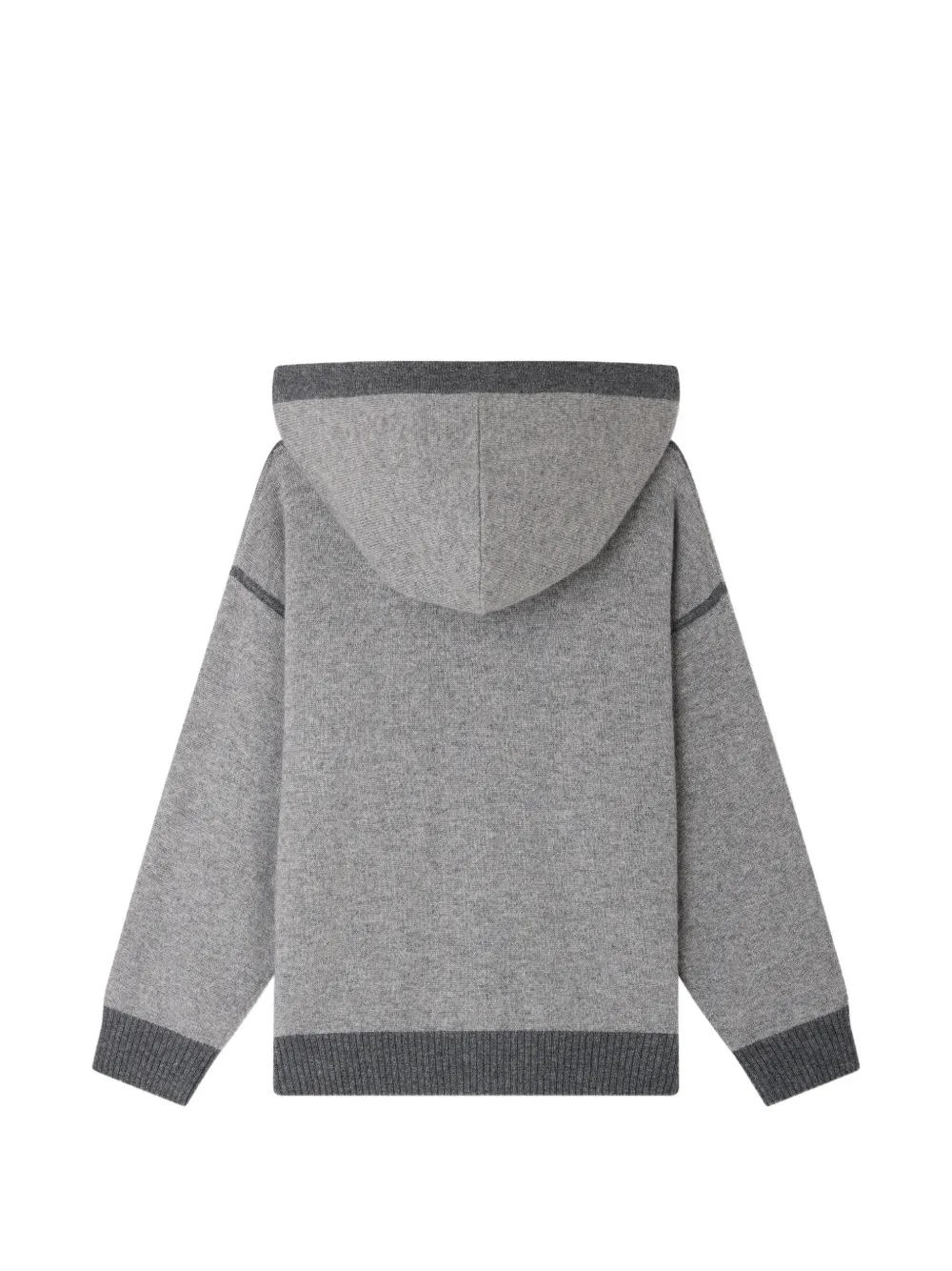 Bonpoint Malik hoodie met rits Grijs
