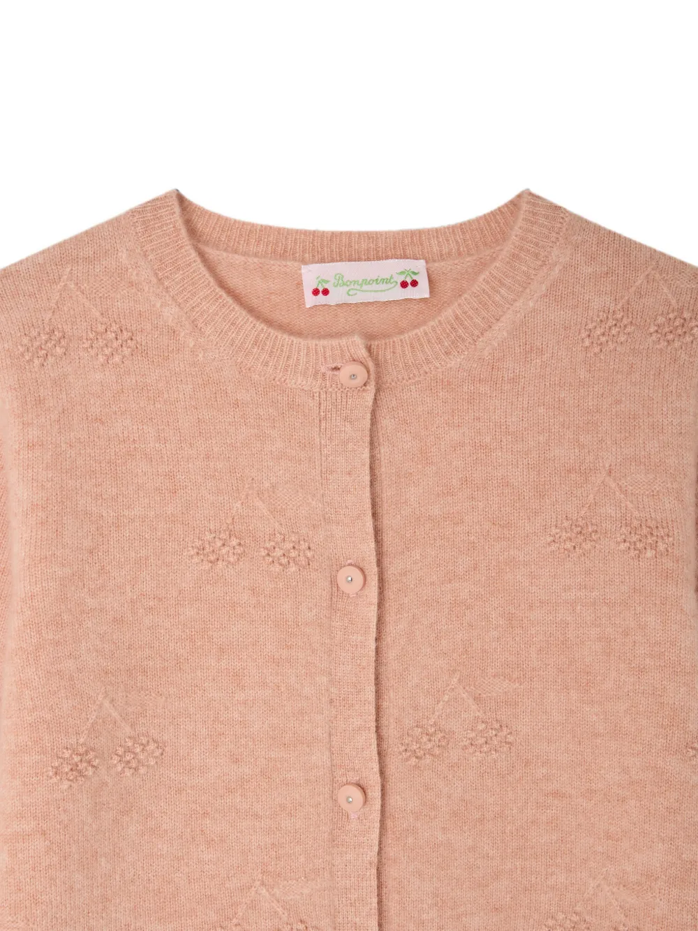 Bonpoint Manon kasjmier vest Roze