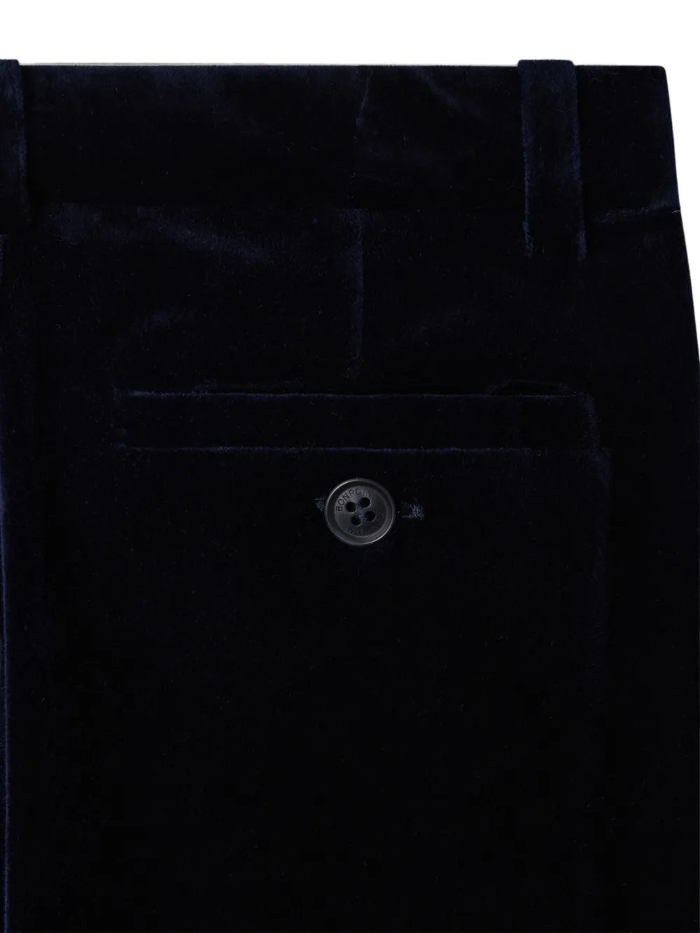 Bonpoint Timote fluwelen broek Blauw