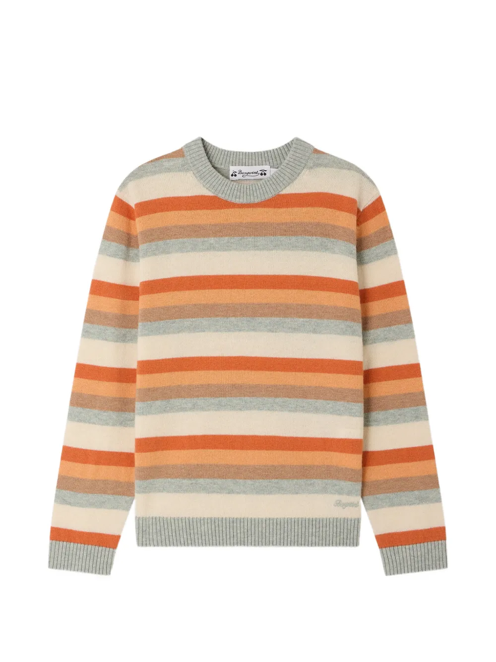 Bonpoint logo-embroidered sweater - Toni neutri