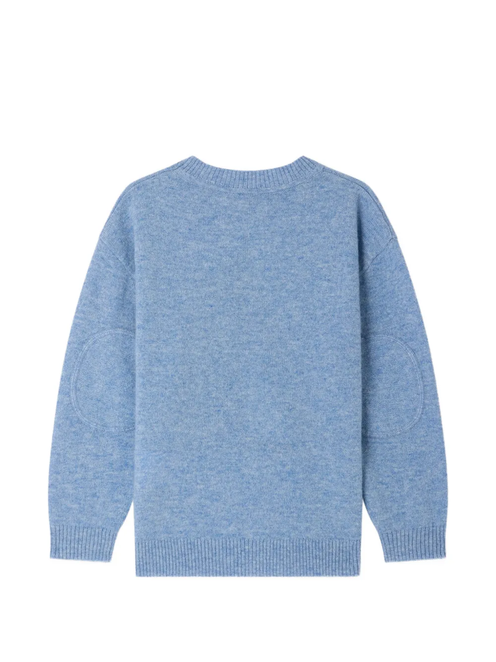 Bonpoint Trui met zeilboot-intarsia Blauw